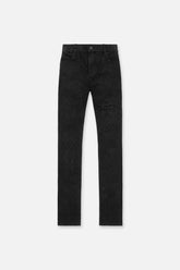RTA Clayton Black Bandana Distressed Jeans at Gravity NYC